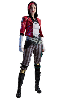 LOL Arcane Vi Cosplay Costume Jacket Pants with Complete Accessories