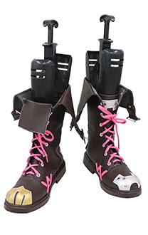 LOL Arcane Jinx Cosplay Shoes Lace-up Boots