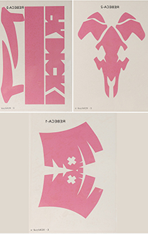 Cyberpunk: Edgerunners Rebecca Cosplay Tattoo Stickers 3 pcs