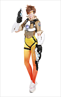 Overwatch Tracer Lena Oxton Cosplay Costume